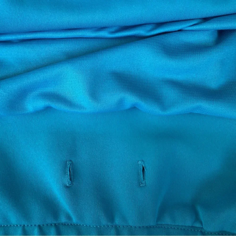 Adidas Blue Athletic Shorts Lightweight Elastic Waist
